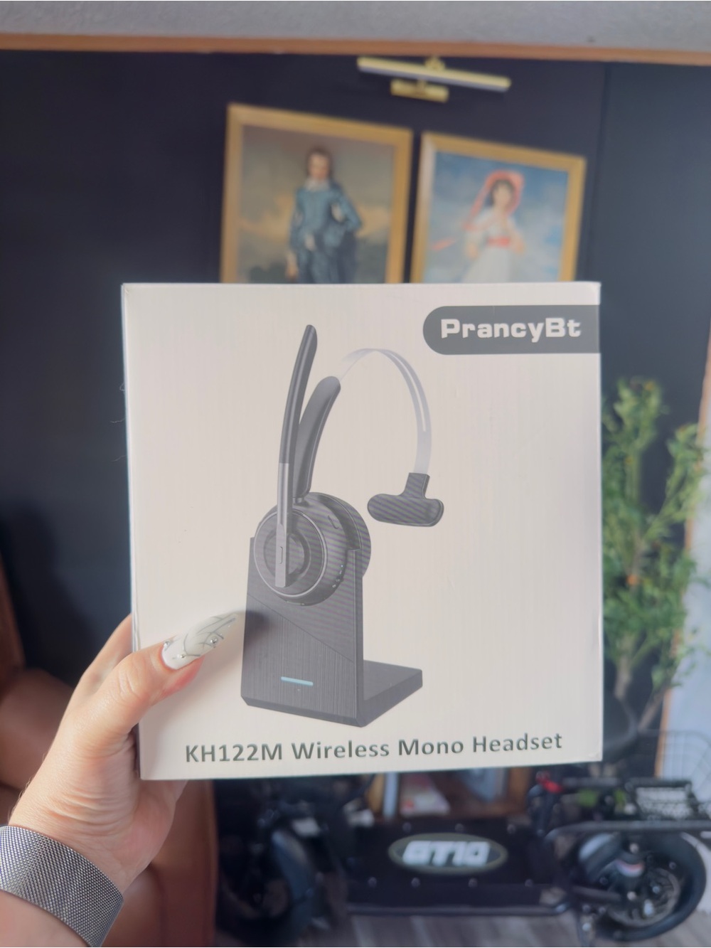 🎧 NEW Wireless Headset w/ Mic & Charging Base (Work from Home / PC)